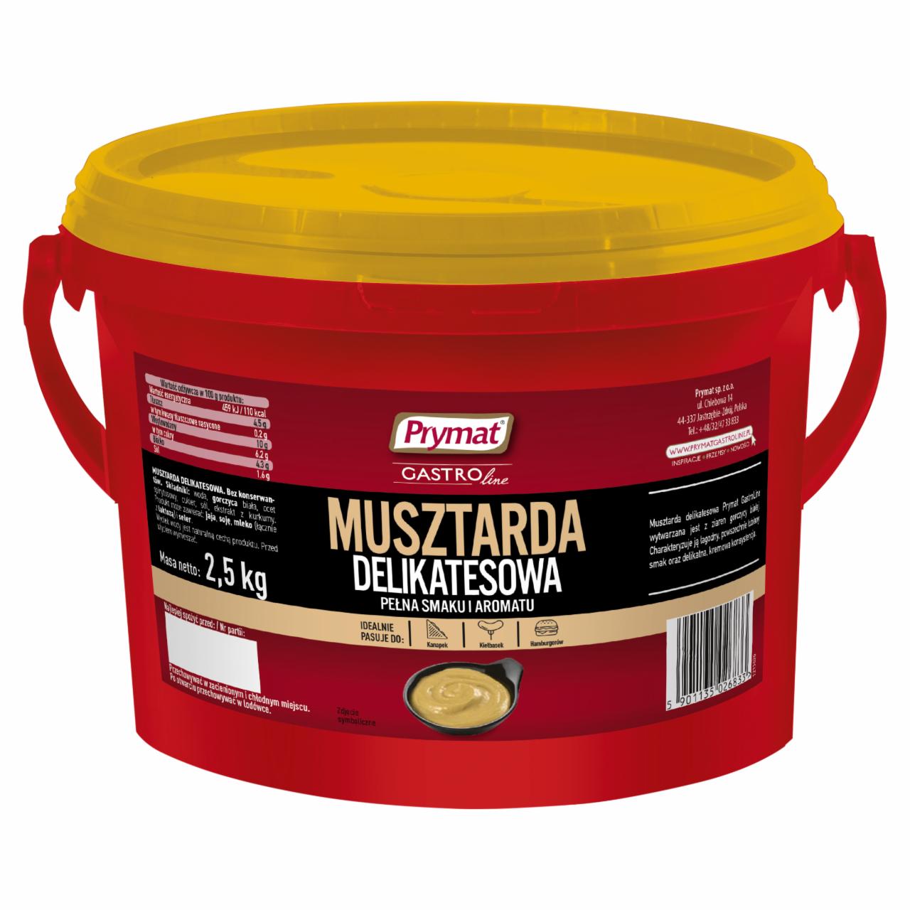 Zdjęcia - Prymat GastroLine Musztarda delikatesowa 2,5 kg