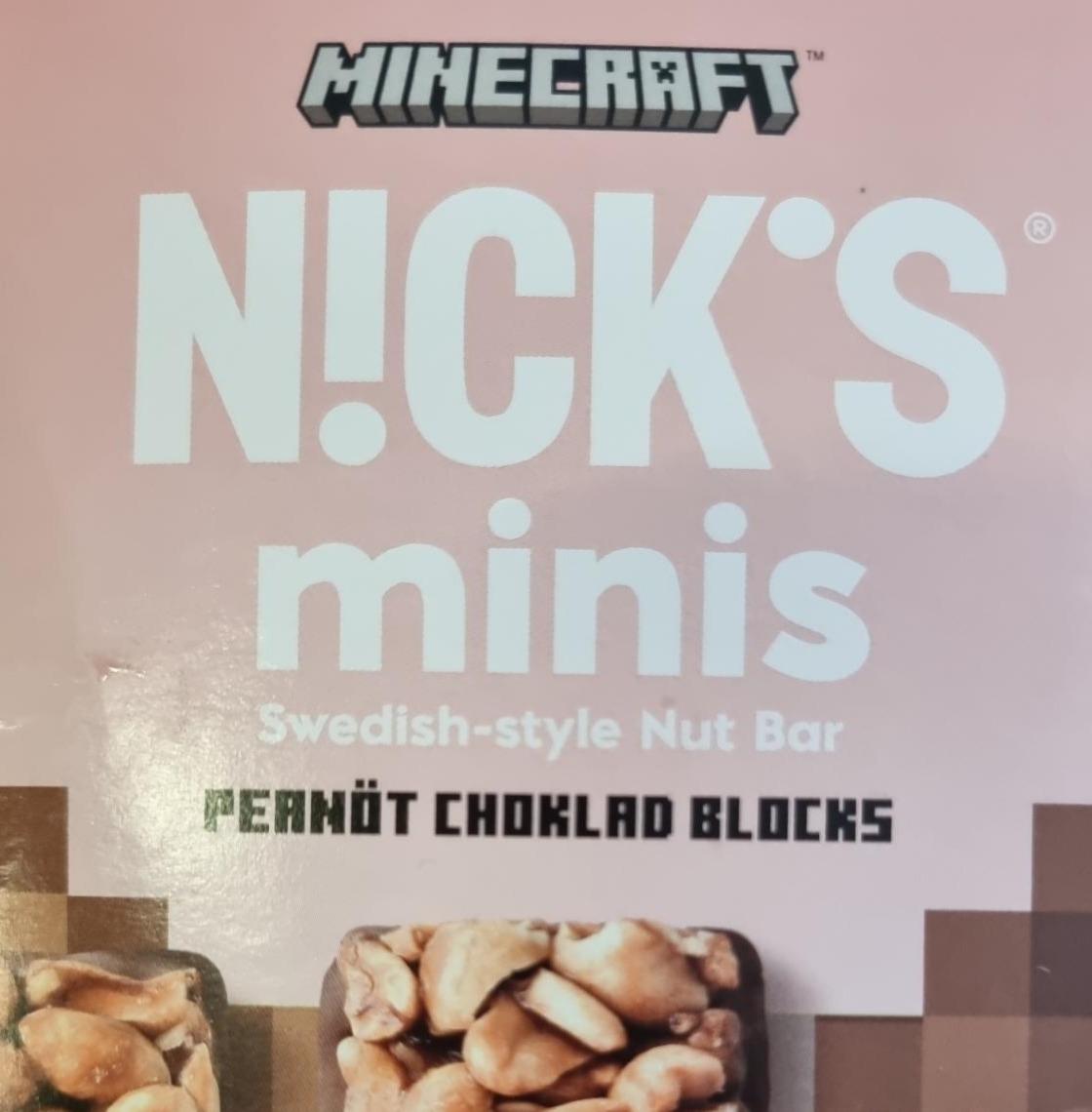 Zdjęcia - Minecraft minis swedish-style nut bar peanöt choklad blocks N!ck's