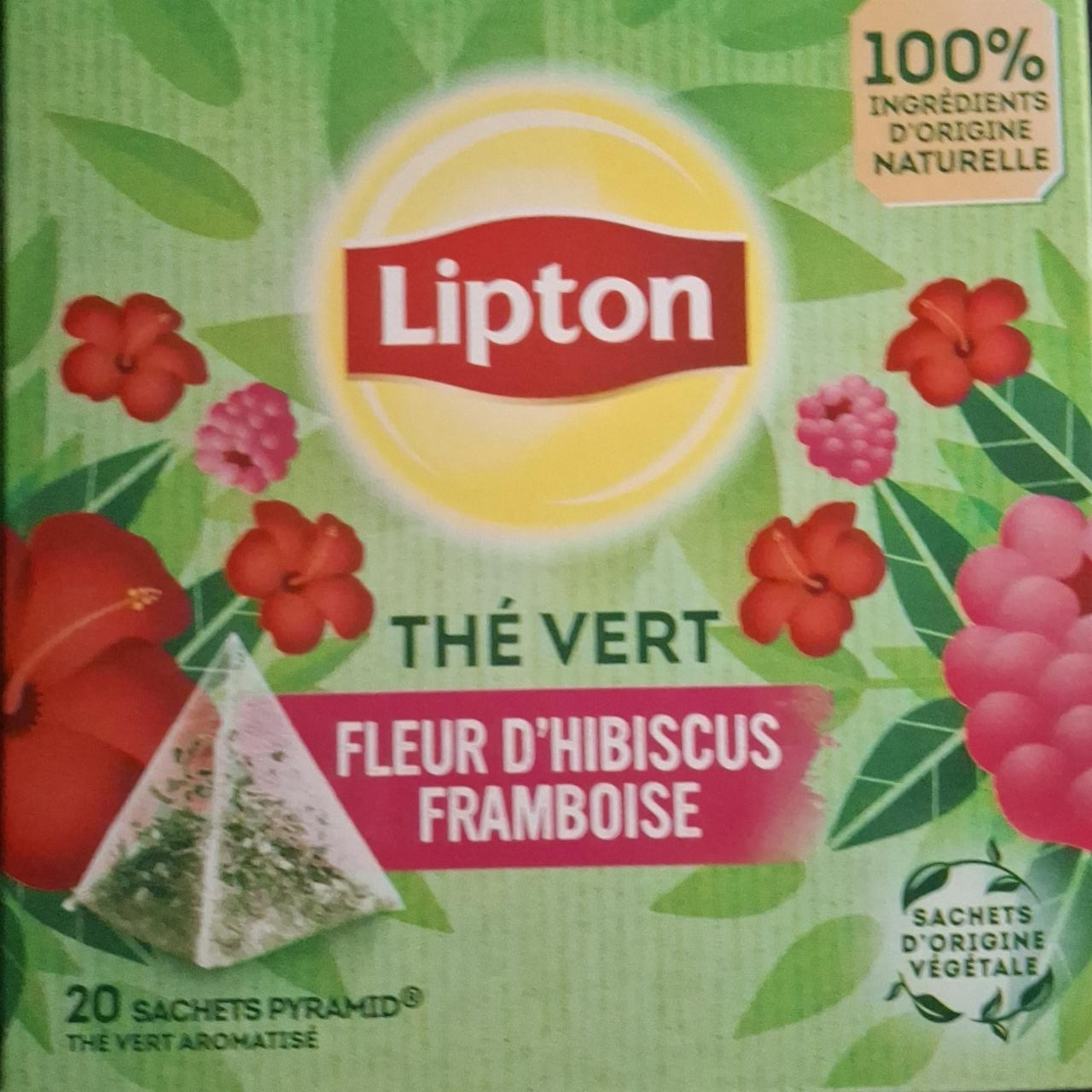Zdjęcia - The vert fleur d'hibiscus framboise Lipton