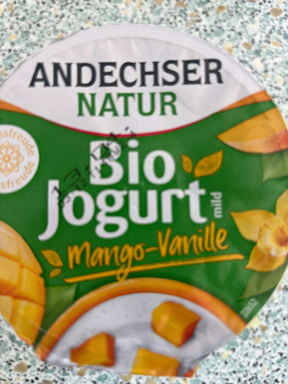 Zdjęcia - Bio jogurt mango vanille Andechser natur