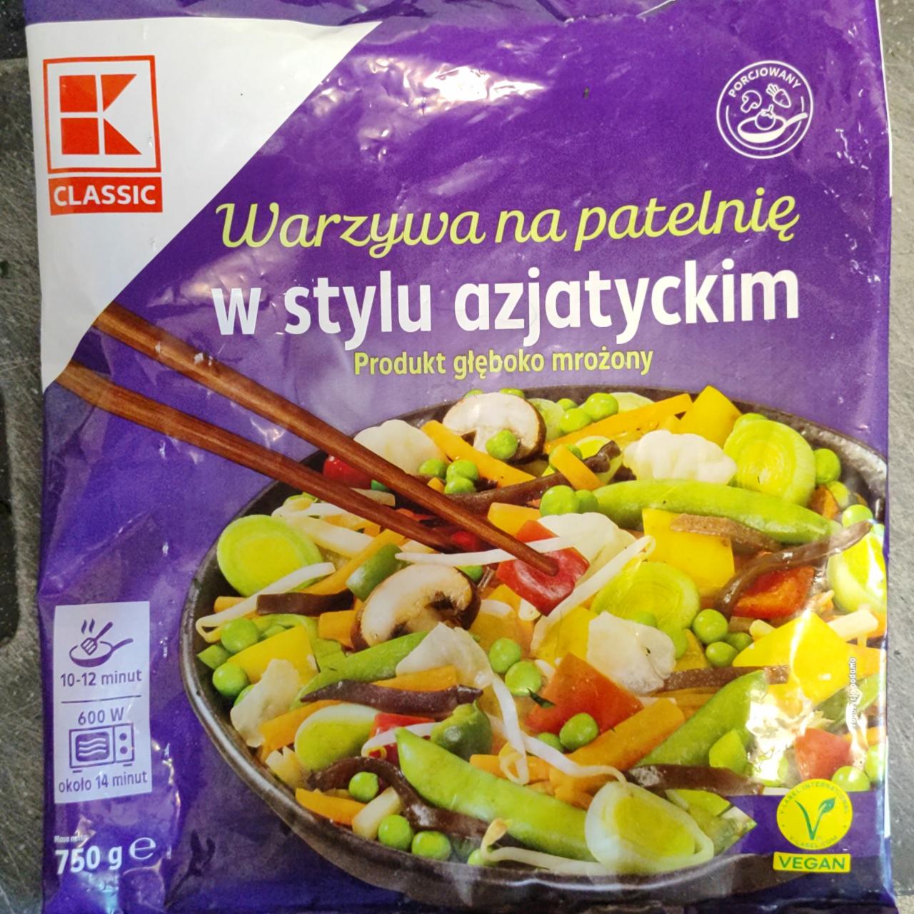 Zdjęcia - Warzywa na patelnię w stylu azjatyckim K-Classic