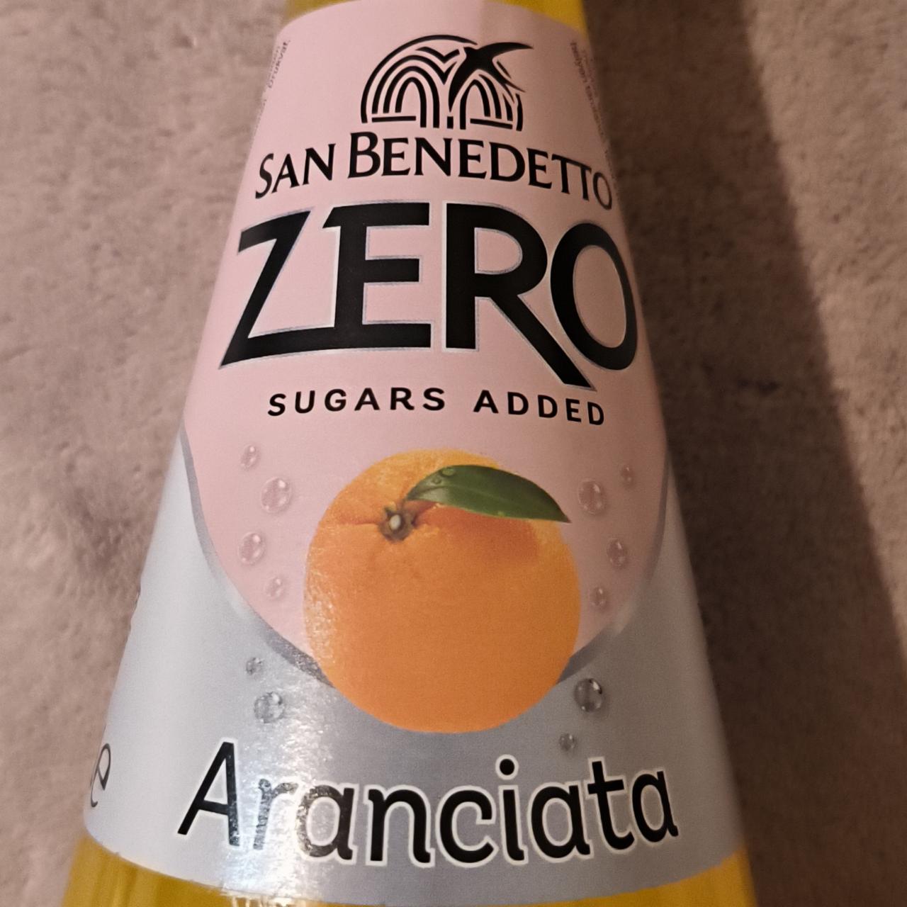 Zdjęcia - san benedetto zero sugars added aranciata