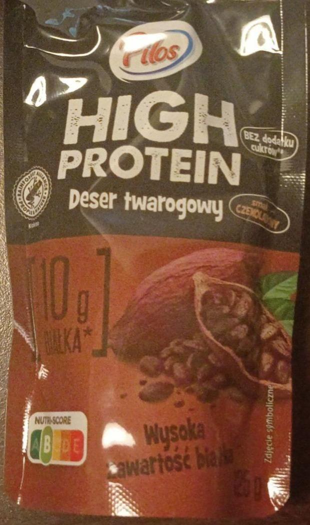 Zdjęcia - High protein deser twarogowy smak czekoladowy Pilos