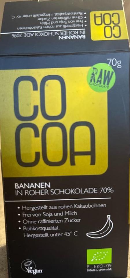 Zdjęcia - Banany w gorzkiej czekoladzie