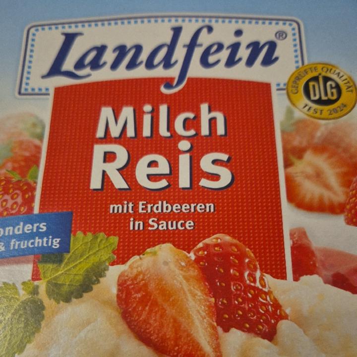 Zdjęcia - Milch Reis mit Erdbeeren in Sauce Landfein