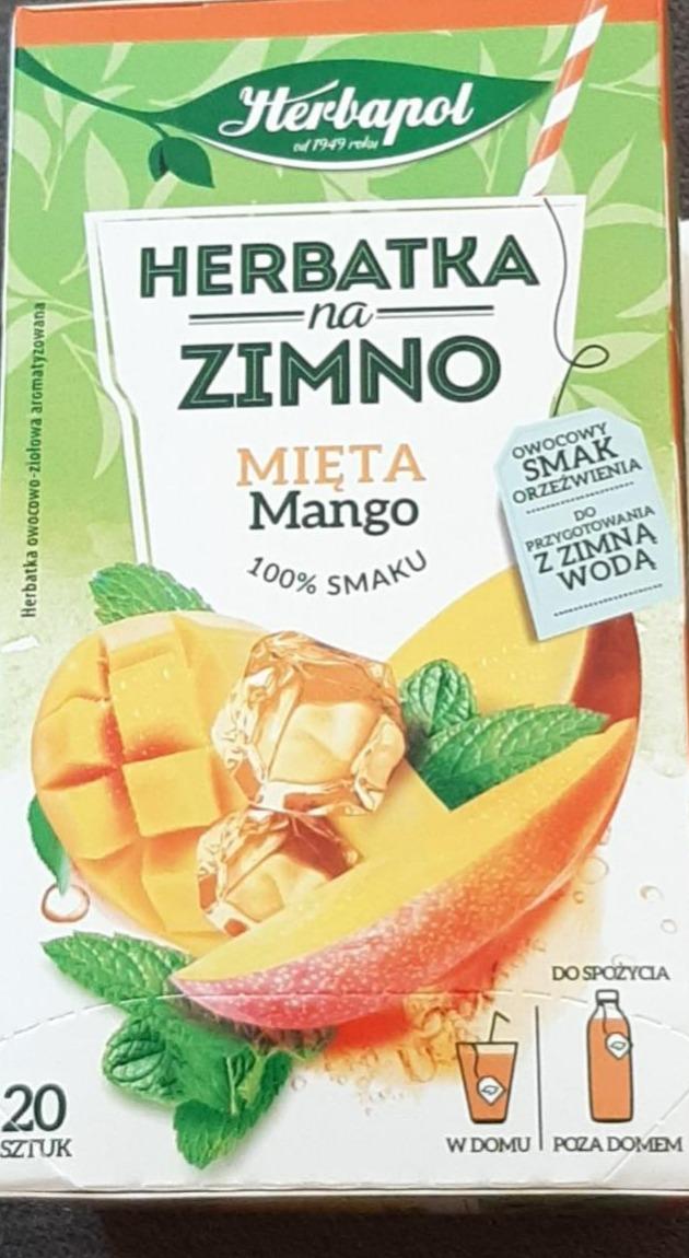 Zdjęcia - Herbatka na zimno mięta mango Herbapol