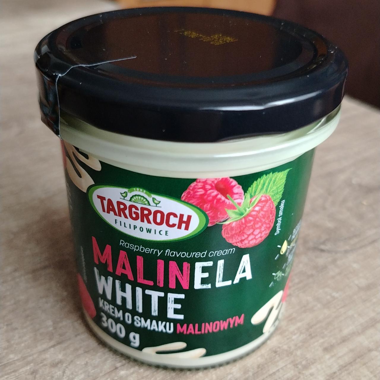 Zdjęcia - Malinela white krem o smaku malinowym Targroch