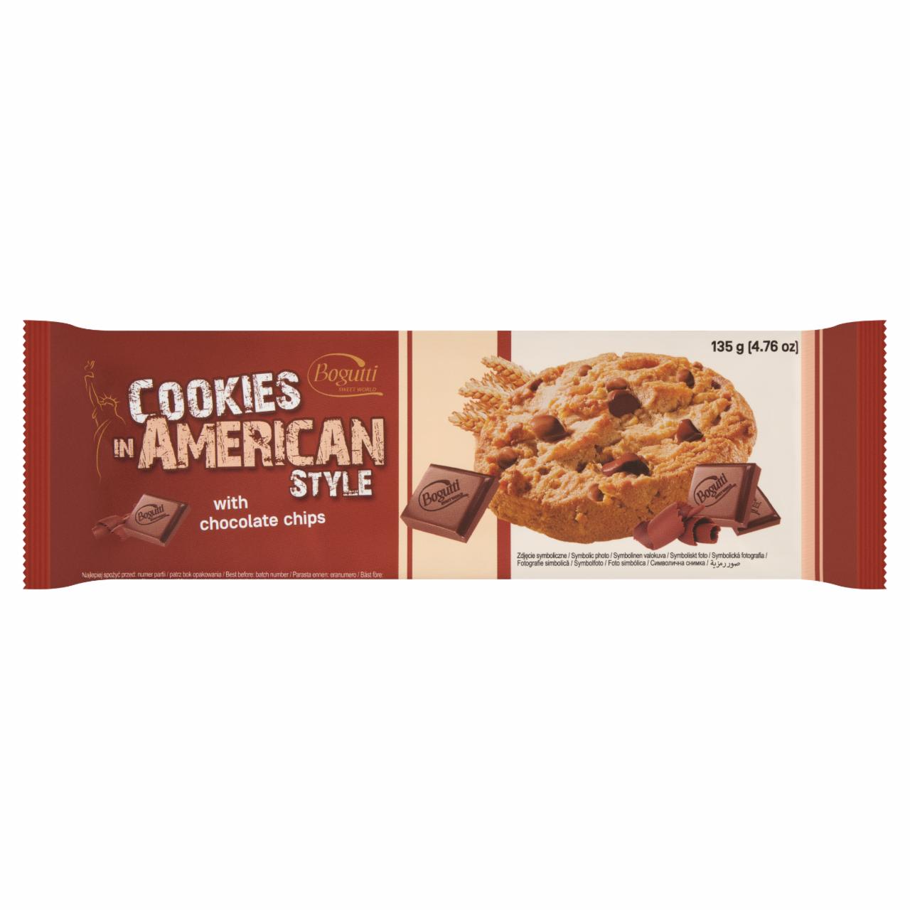 Zdjęcia - Bogutti Coookies in American Style Kruche ciasteczka z czekoladą 135 g