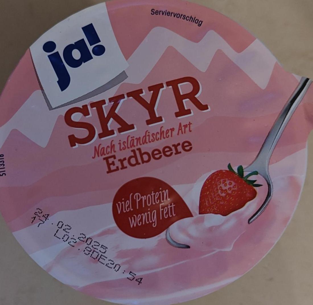 Zdjęcia - Skyr nach isländischer art erdbeere Ja!
