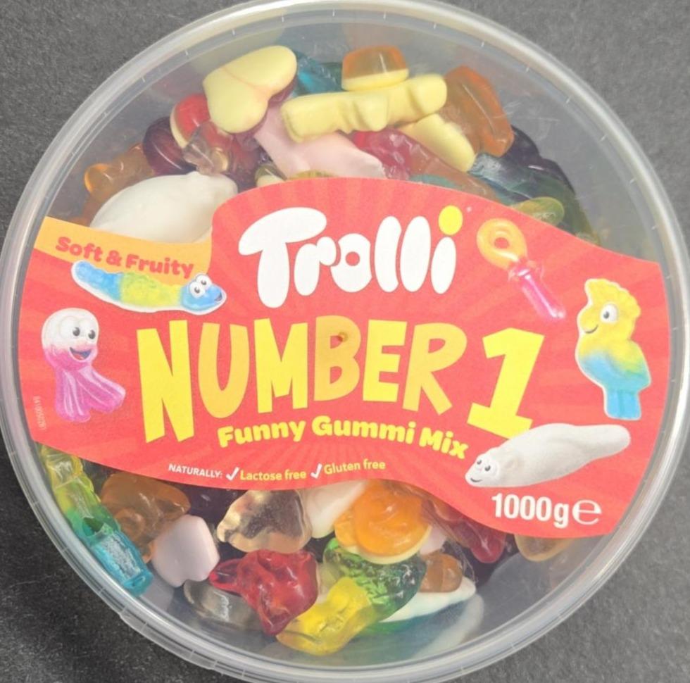 Zdjęcia - Number 1 funny gummi mix Trolli