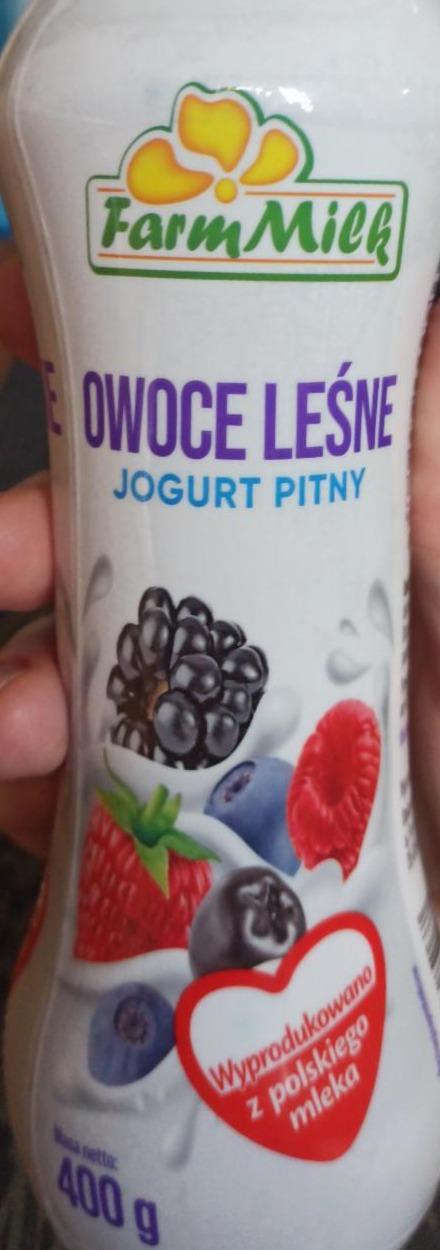 Zdjęcia - Owoce leśne jogurt pitny Farm Milk