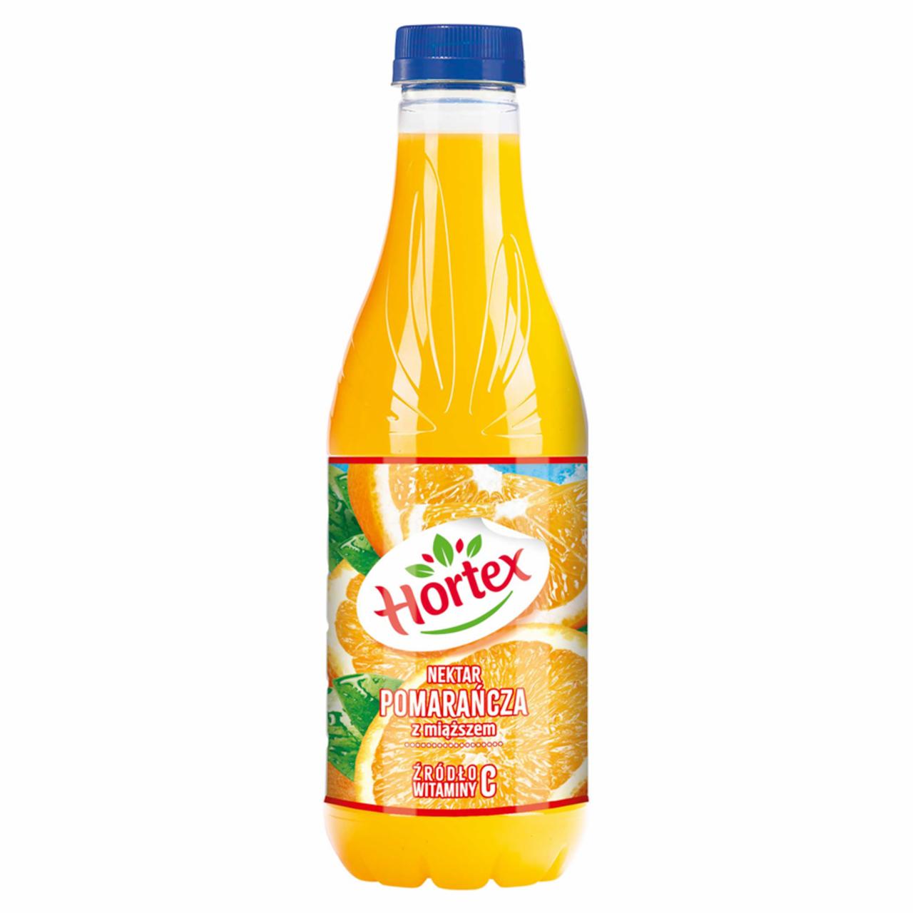 Zdjęcia - Hortex Nektar pomarańcza z miąższem 1 l