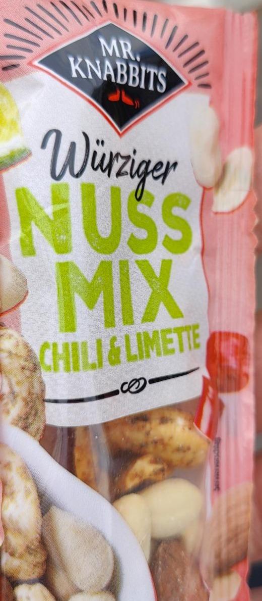 Zdjęcia - Wurziger nuss mix chilli & limette Mr Knabbits