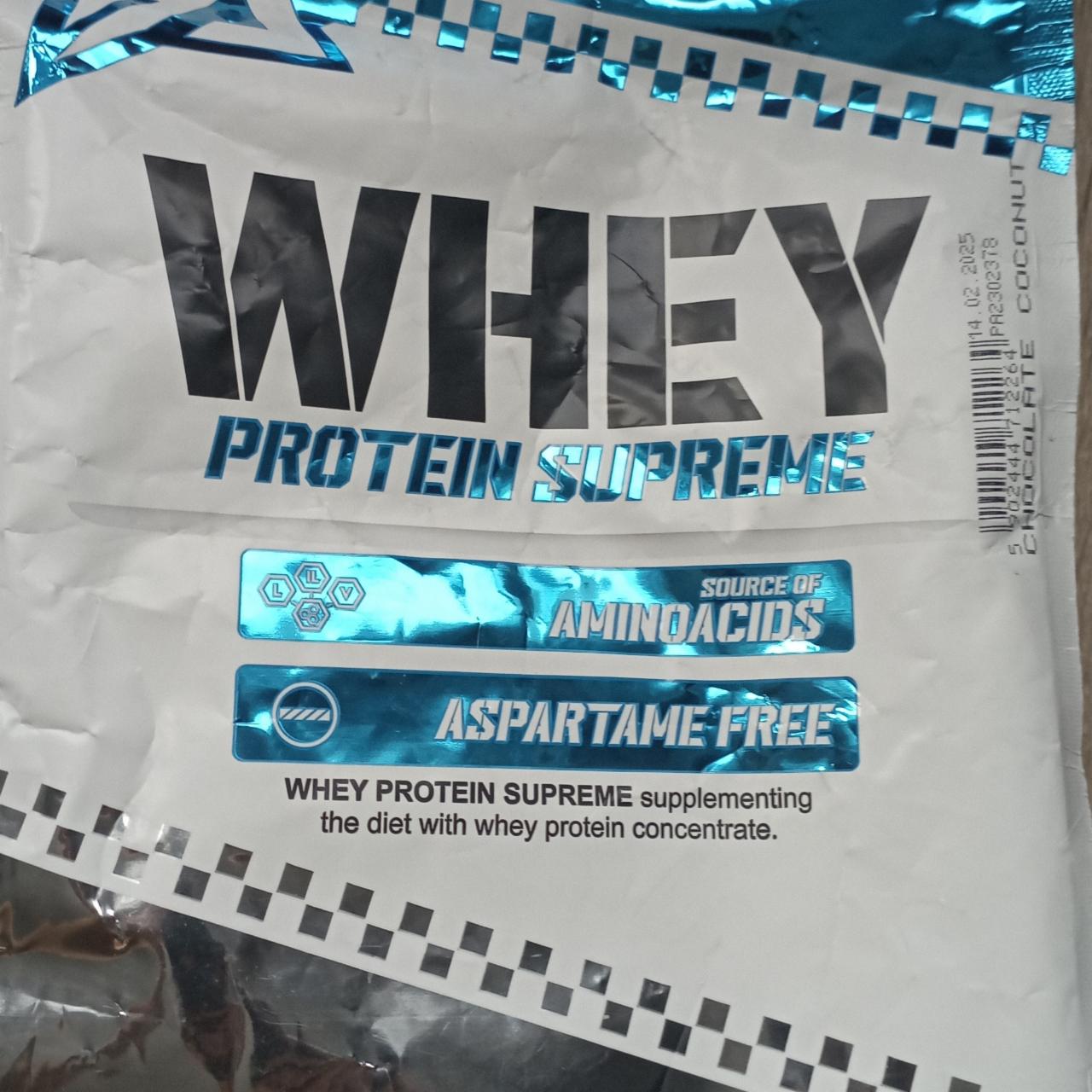 Zdjęcia - Whey protein supreme chocolate coconut ProActive Nutrition