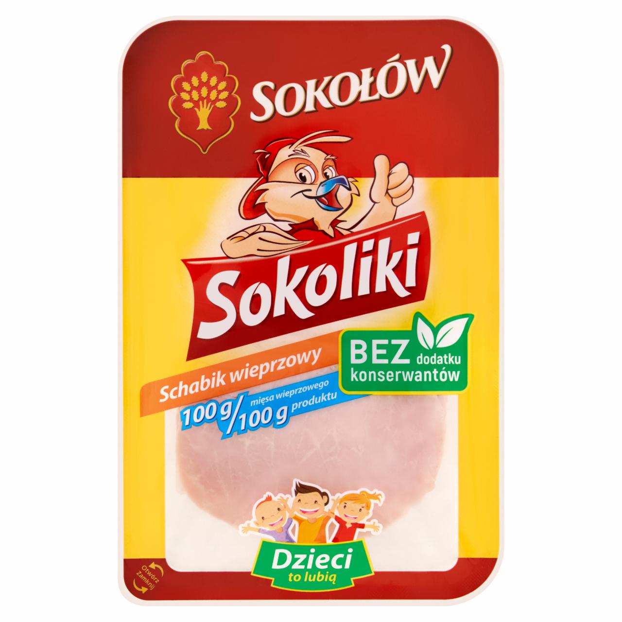 Zdjęcia - Sokołów Sokoliki Schabik wieprzowy 100 g