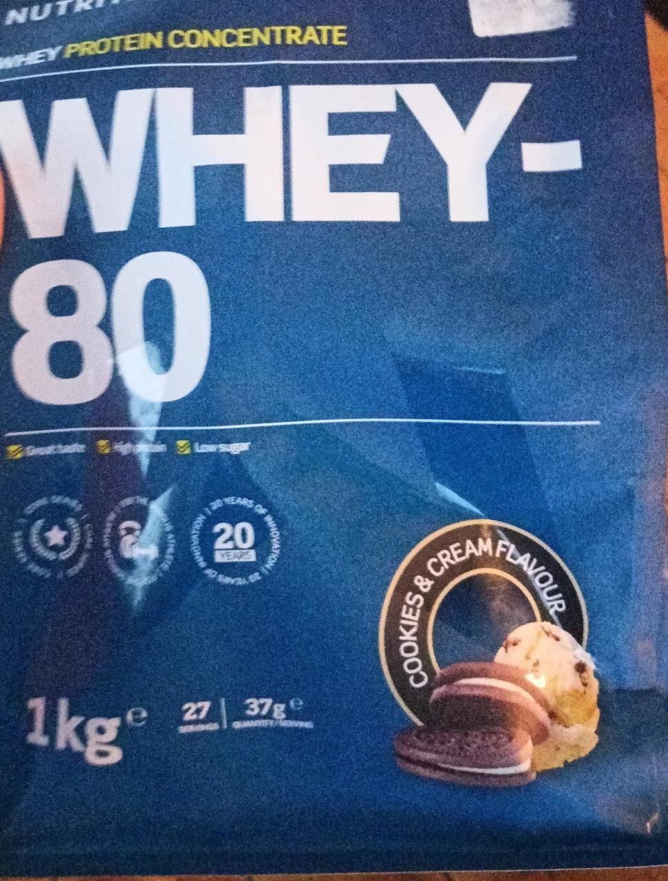 Zdjęcia - Whey 80 cookies & cream Star nutrition