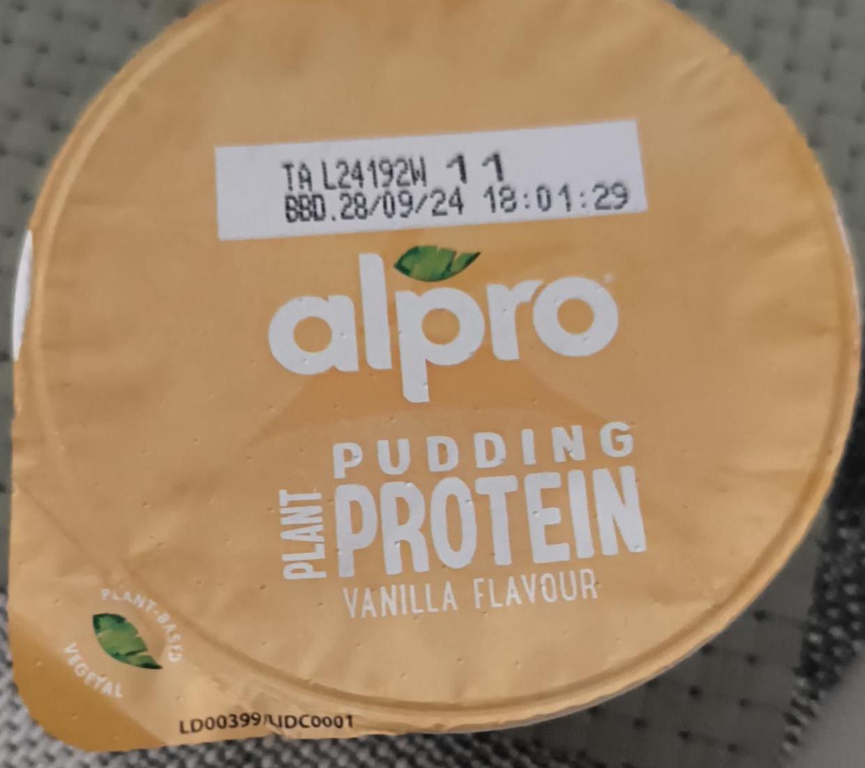 Zdjęcia - Plant protein pudding vanilla flavour Alpro