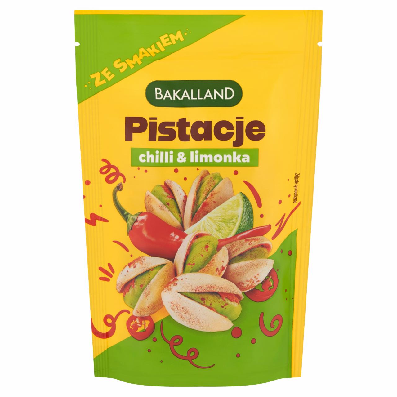 Zdjęcia - Bakalland Pistacje chilli & limonka 70 g