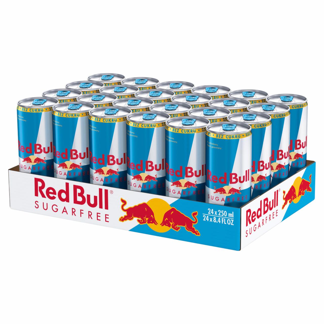 Zdjęcia - Red Bull Napój energetyczny bez cukru 24 x 250 ml