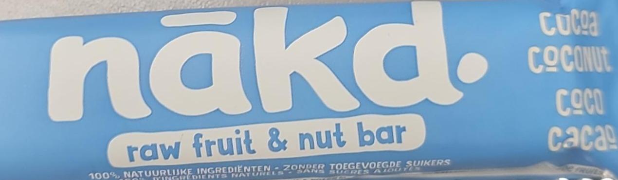Zdjęcia - Raw fruit & nut bar cocoa coconut nakd