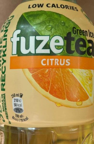 Zdjęcia - Fuze Tea Napój niegazowany o smaku cytrusowym 500 ml