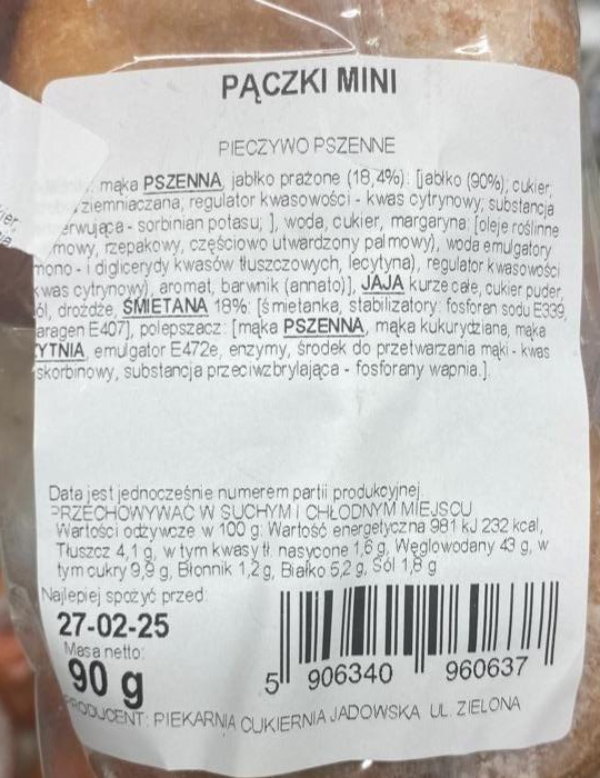 Zdjęcia - Pączki mini Piekarnia Cukiernia Jadowska