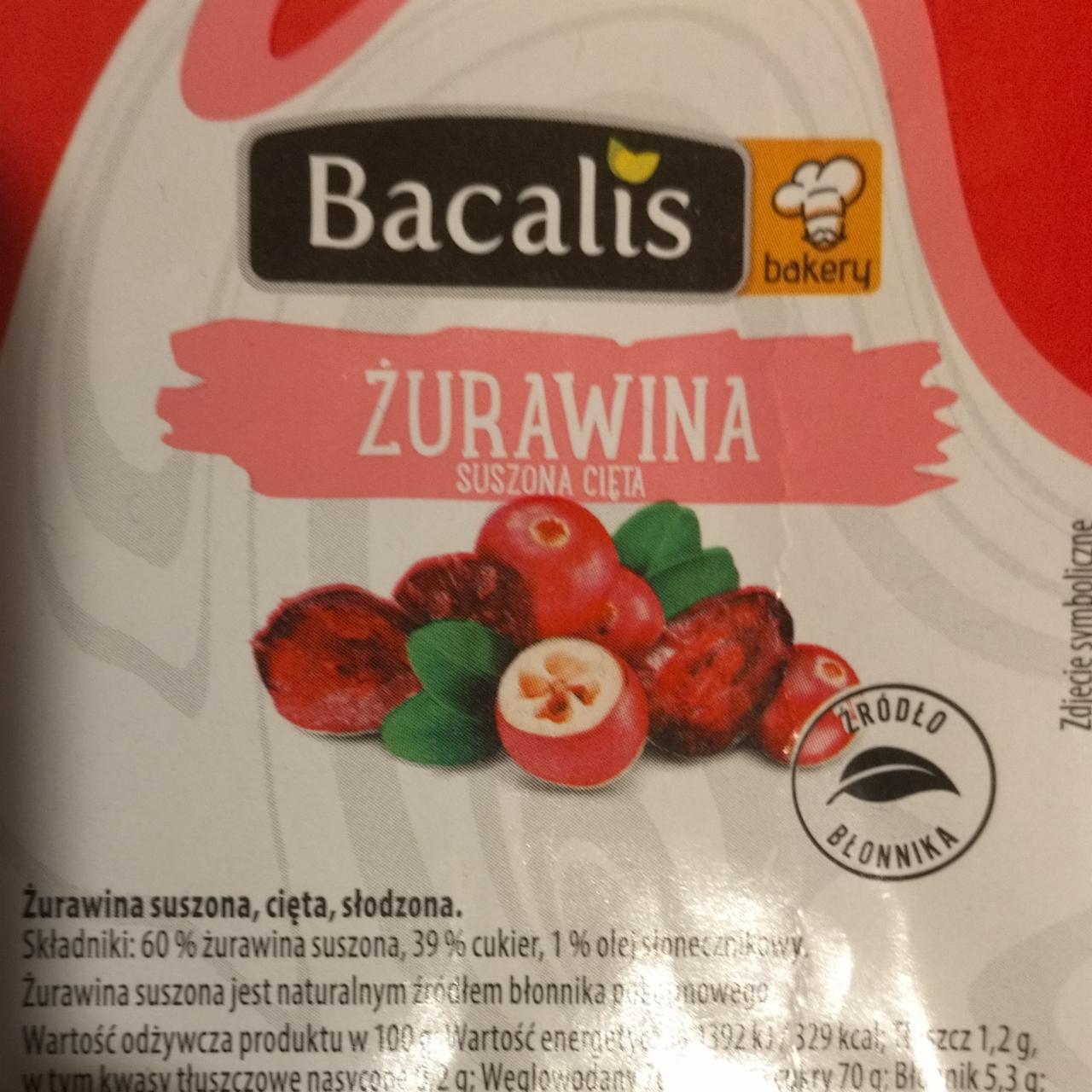 Zdjęcia - Żurawina suszona cięta Bacalis