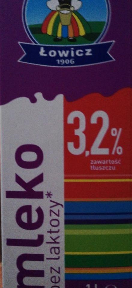 Zdjęcia - Łowicz Mleko łowickie bez laktozy UHT 3,2% 1 l