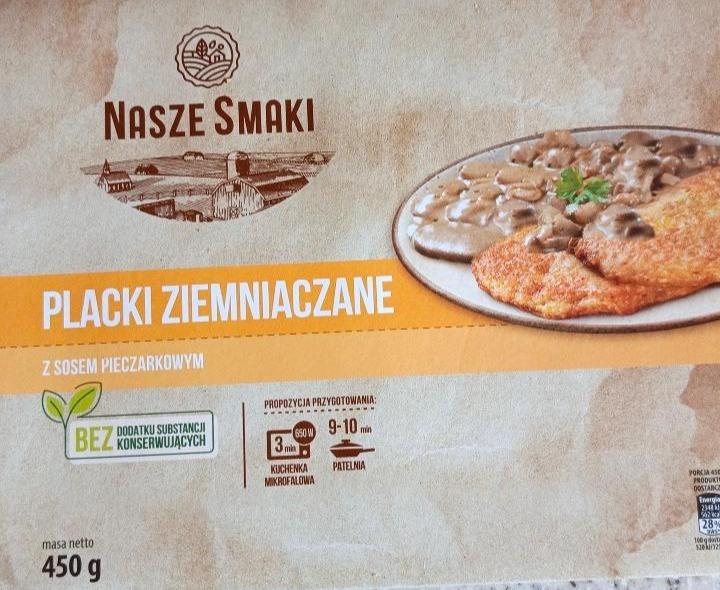 Zdjęcia - Placki ziemniaczane z sosem pieczarkowym Nasze Smaki