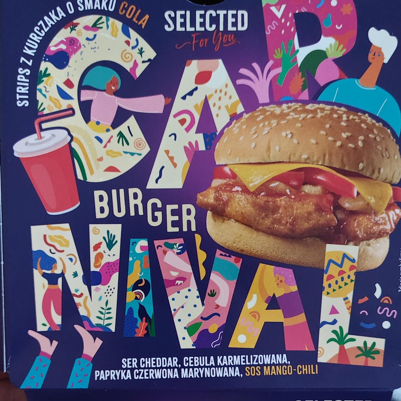 Zdjęcia - Carnval burger strips z kurczaka o smaku cola Selected For You