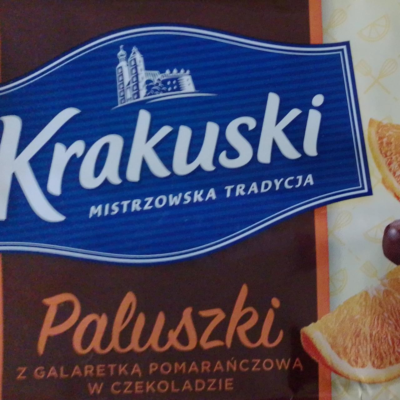 Zdjęcia - Paluszki z galaretką pomarańczową w czekoladzie Krakuski