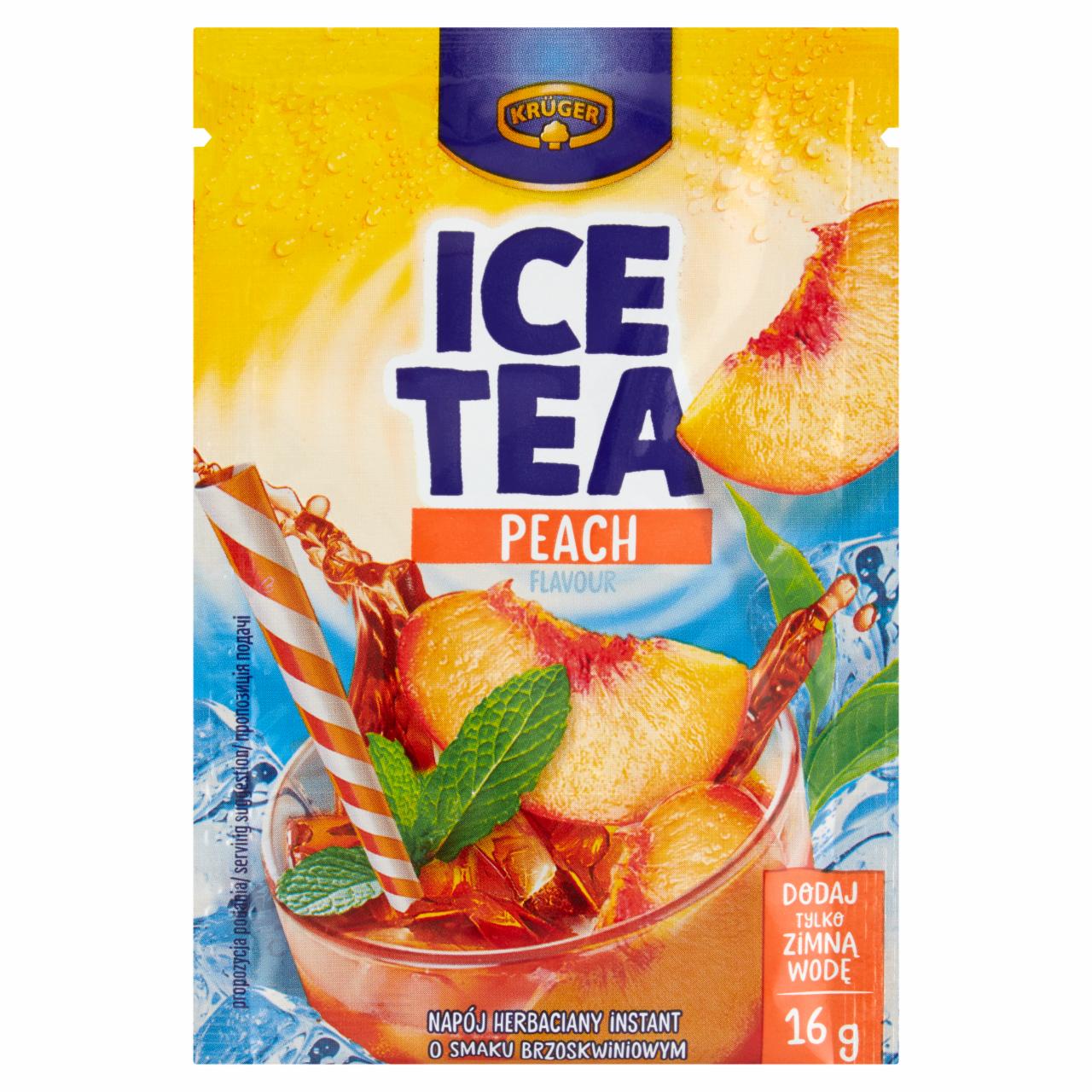 Zdjęcia - KRÜGER Napój herbaciany instant o smaku brzoskwiniowym 16 g