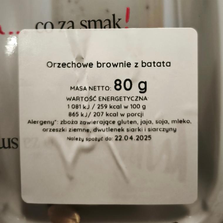 Zdjęcia - Orzechowe brownie z batata Maczfit