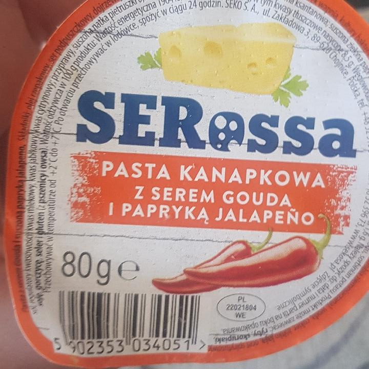 Zdjęcia - Serossa pasta kanapkowa z serem gouda i papryką jalapeno Seko
