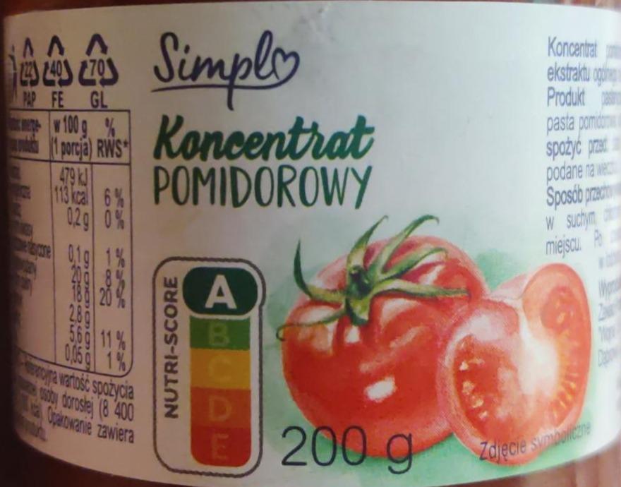 Zdjęcia - Koncentrat pomidorowy Simply