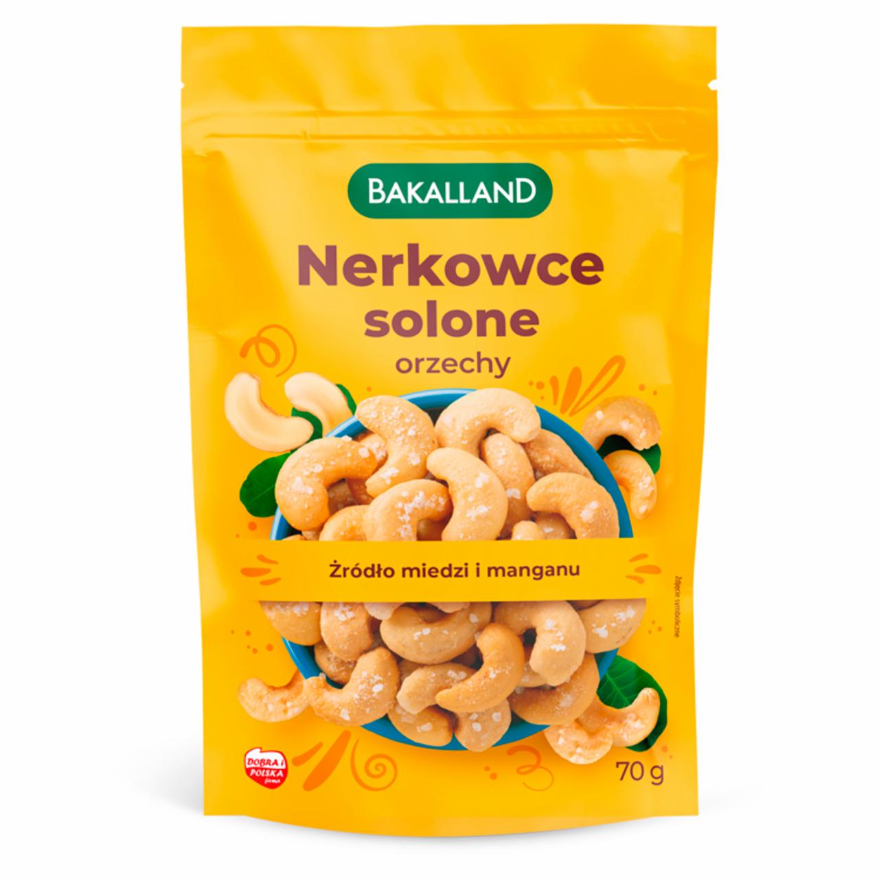 Zdjęcia - Bakalland Nerkowce orzechy solone 70 g