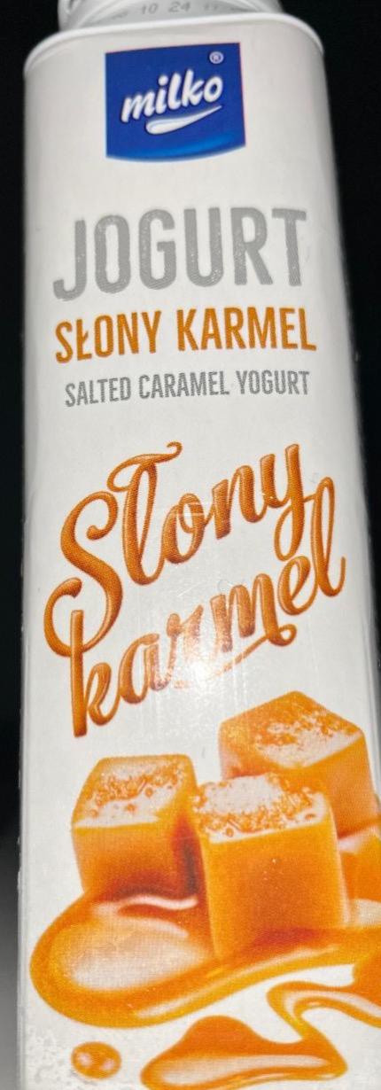Zdjęcia - Jogurt słony karamel Milko