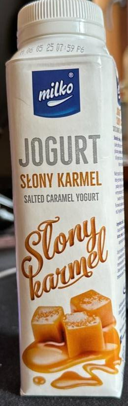 Zdjęcia - Jogurt słony karamel Milko