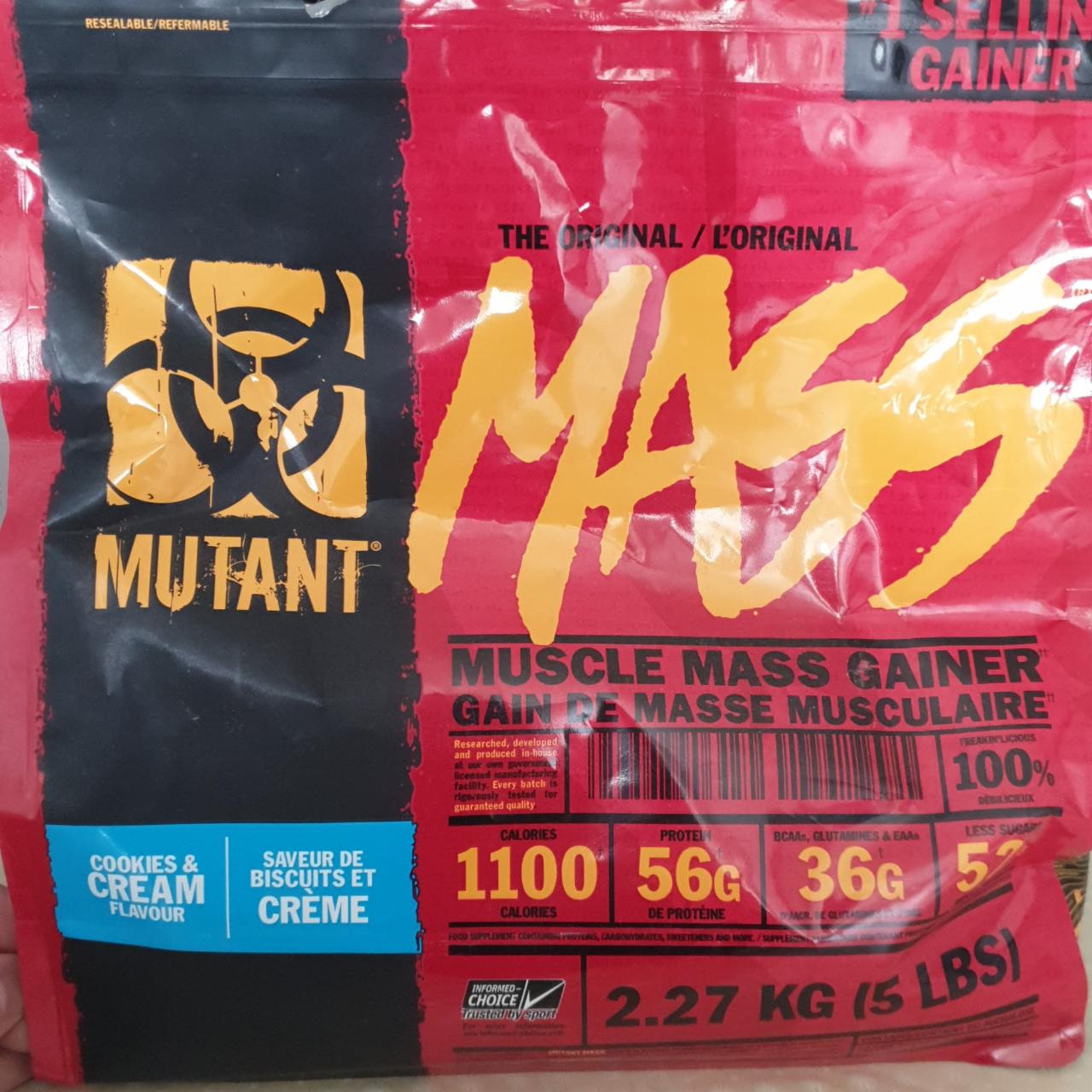 Zdjęcia - Muscle mass gainer cookies cream flavour Mutant