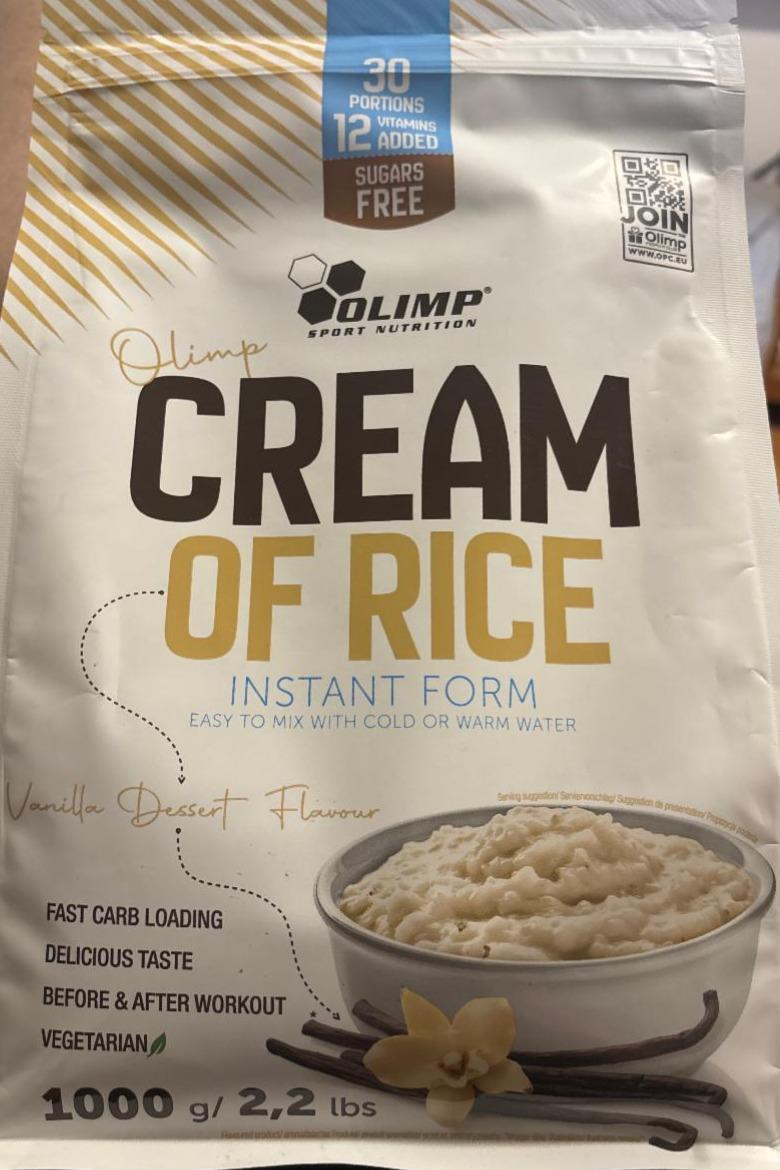 Zdjęcia - Cream of rice vanilla dessert flavour Olimp sport nutrition
