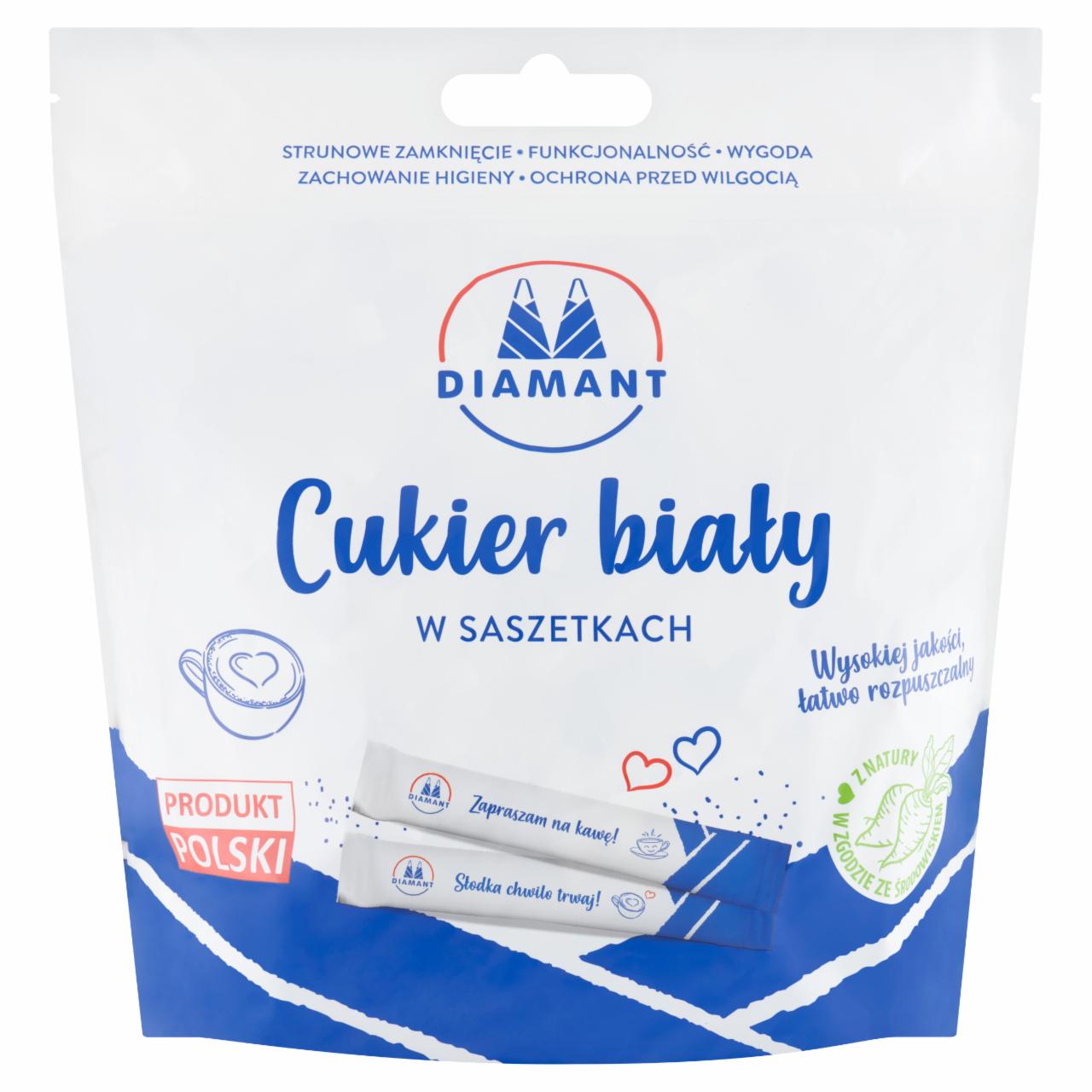 Zdjęcia - Diamant Cukier biały w saszetkach 3 kg (600 x 5 g)