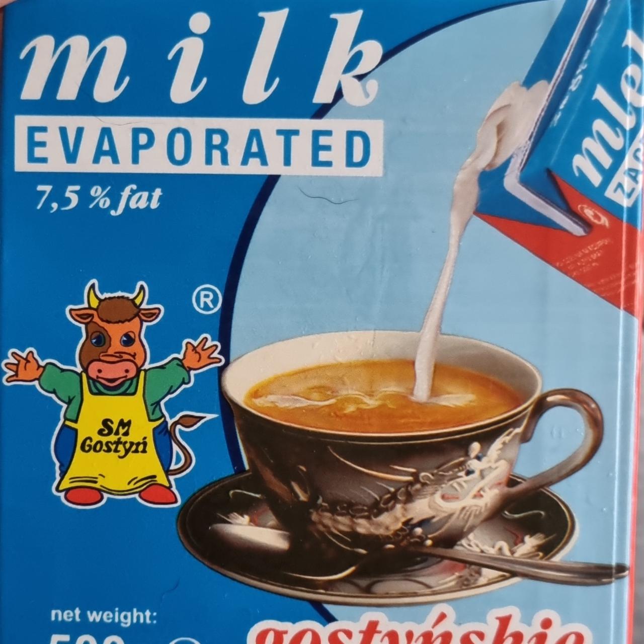 Zdjęcia - Mleko gostyńskie zagęszczone niesłodzone 7,5% tłuszczu 200 g SM Gostyń