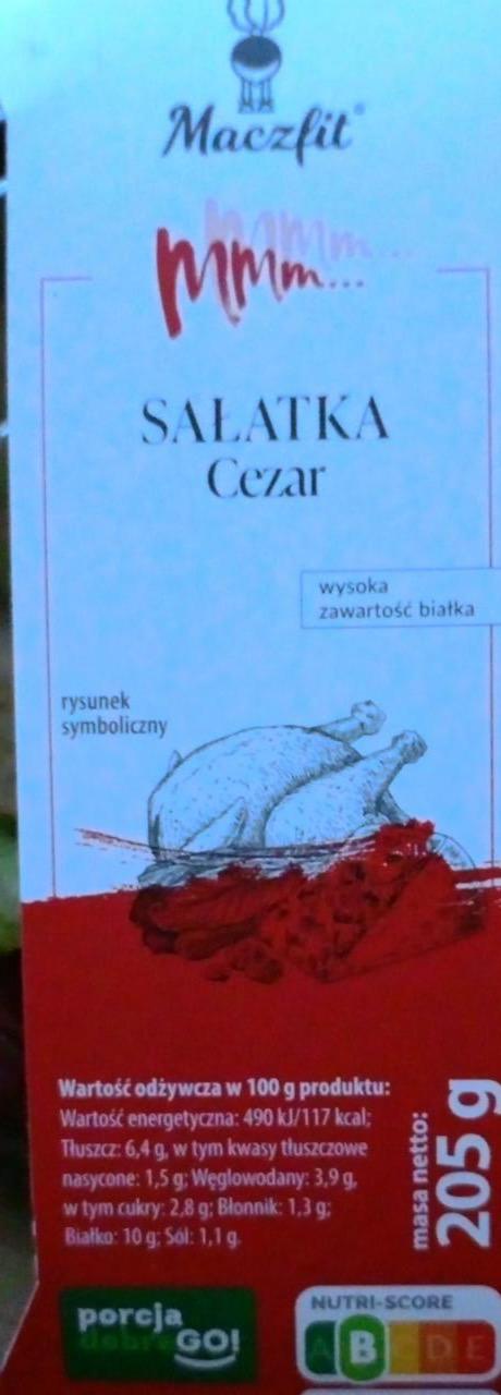 Zdjęcia - Sałatka cezar Maczfit