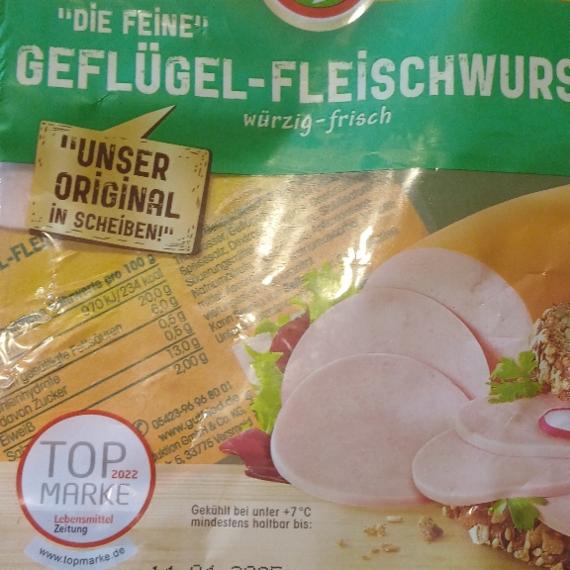 Zdjęcia - Geflügen fleisschwurst Gutfried