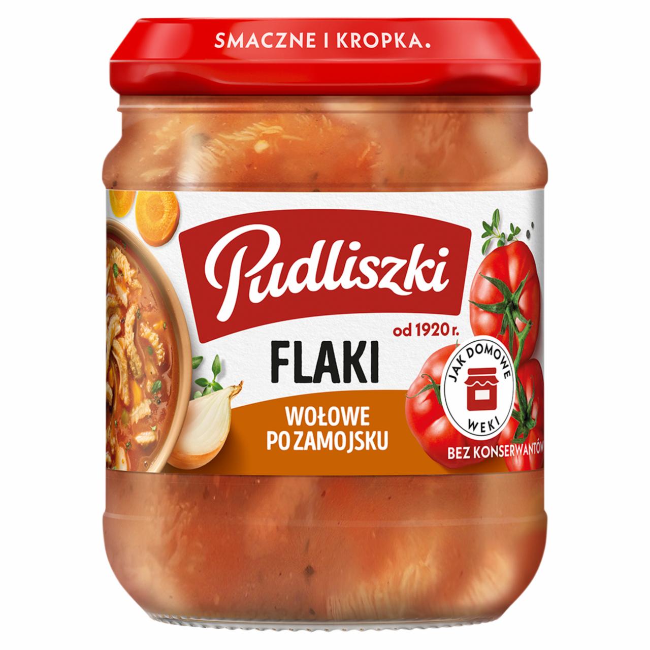 Zdjęcia - Pudliszki Flaki wołowe po zamojsku 450 g