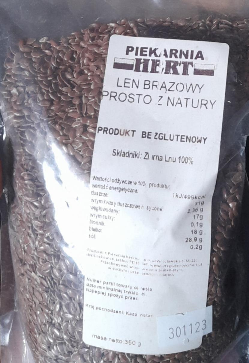 Zdjęcia - len brązowy bezgletunowy Piekarnia Hert