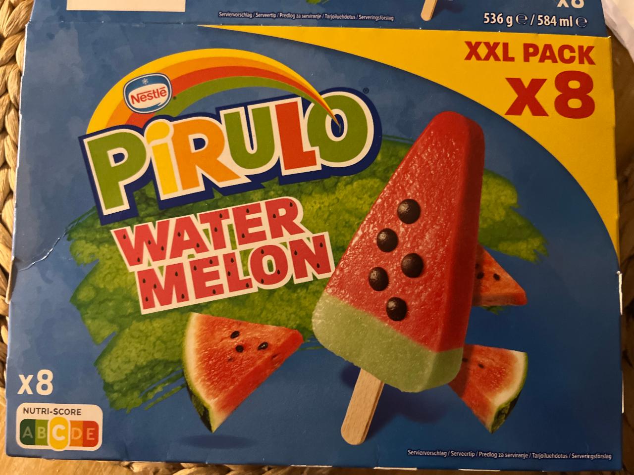Zdjęcia - Pirulo Water Melon Lody wodne o smaku arbuzowym i jabłkowym 73 ml