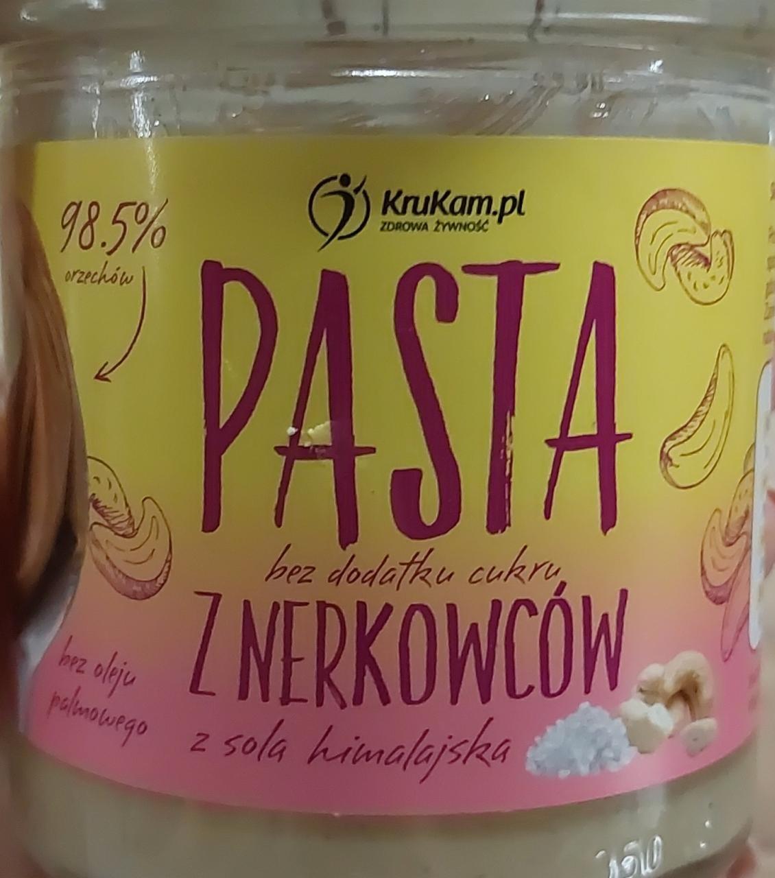 Zdjęcia - Pasta z nerkowców z solą himalajską KruKam
