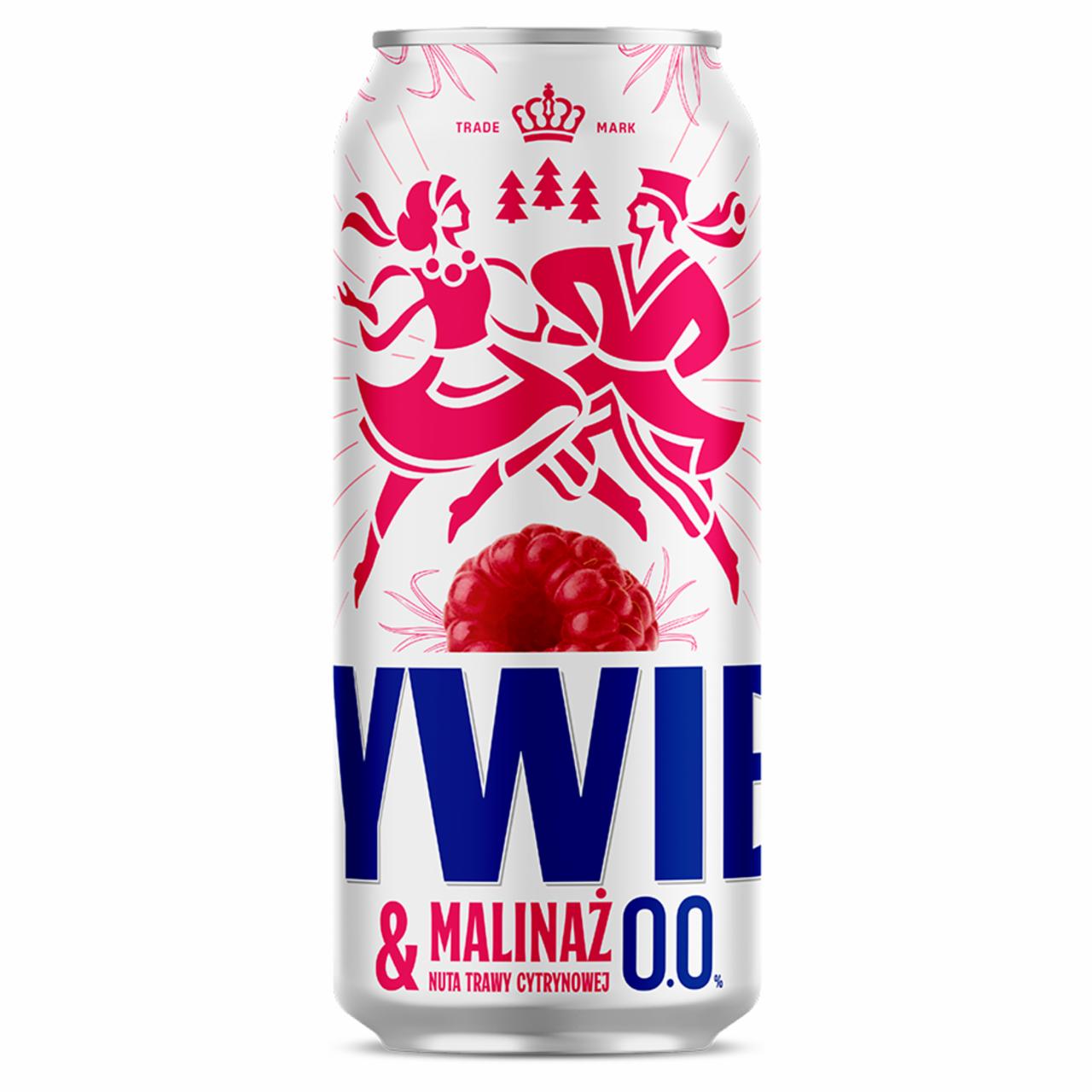 Zdjęcia - Żywiec Bezalkoholowy napój piwny malinaż & nuta trawy cytrynowej 500 ml