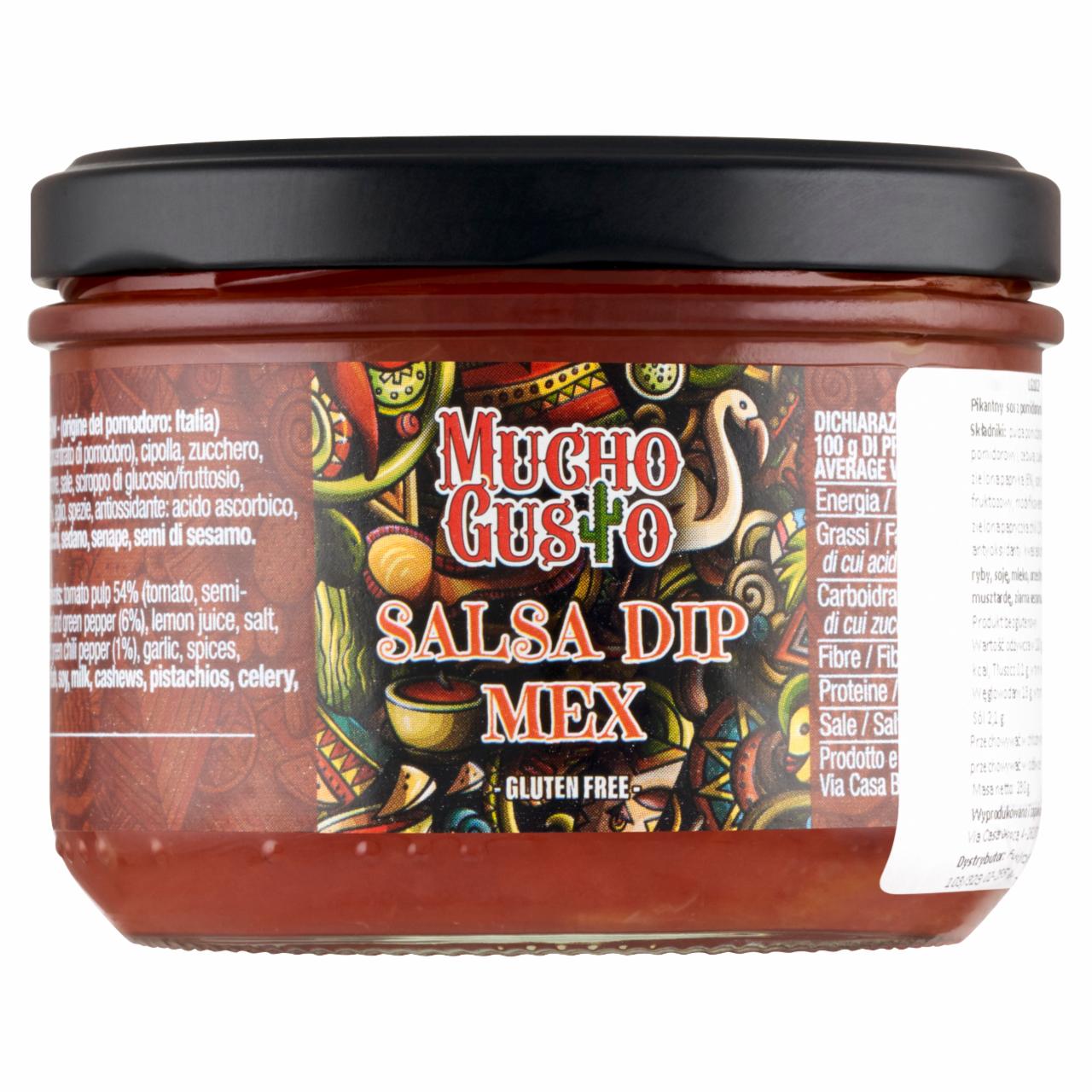 Zdjęcia - Mucho Gusto Pikantny sos z pomidorami i paprykami 230 g 